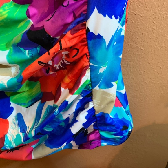 Macys Ruching Sweetheart Neckline Bathing Suit Top - 18 - Picture 7 of 8